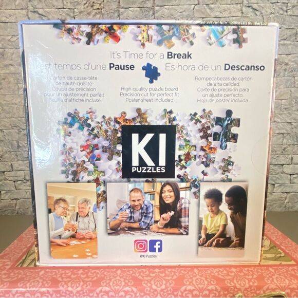 Postcard Collection Puzzle NWT 550 Pieces Multicolor 24 x18 Nauture Scene - Picture 4 of 6